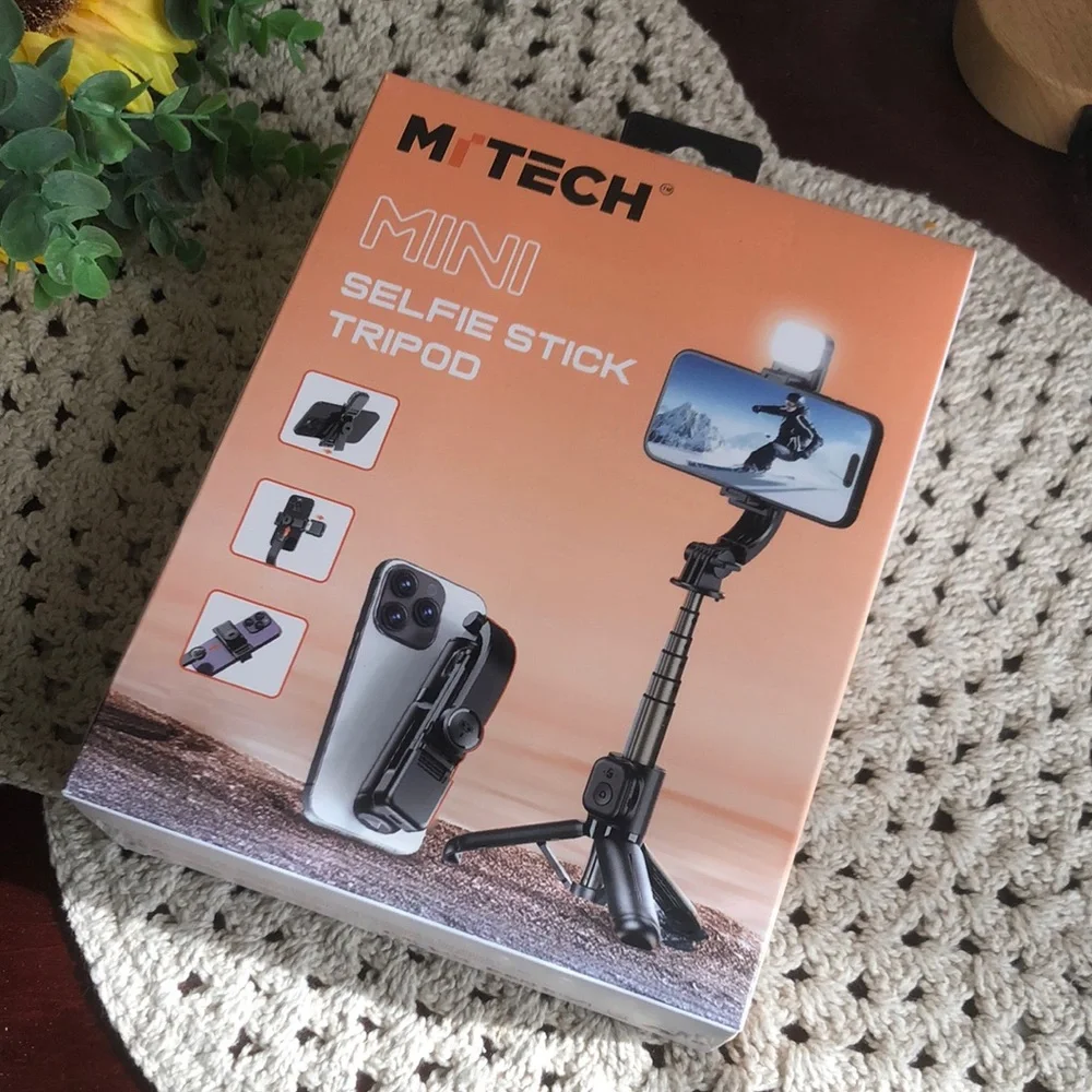 Mini Selfie Stick Tripod – Black